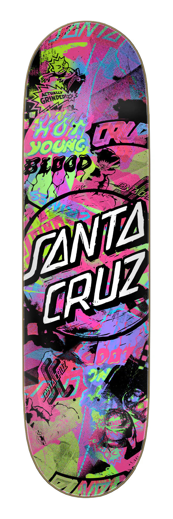 Santa Cruz Cut Collage Deck - 8.5