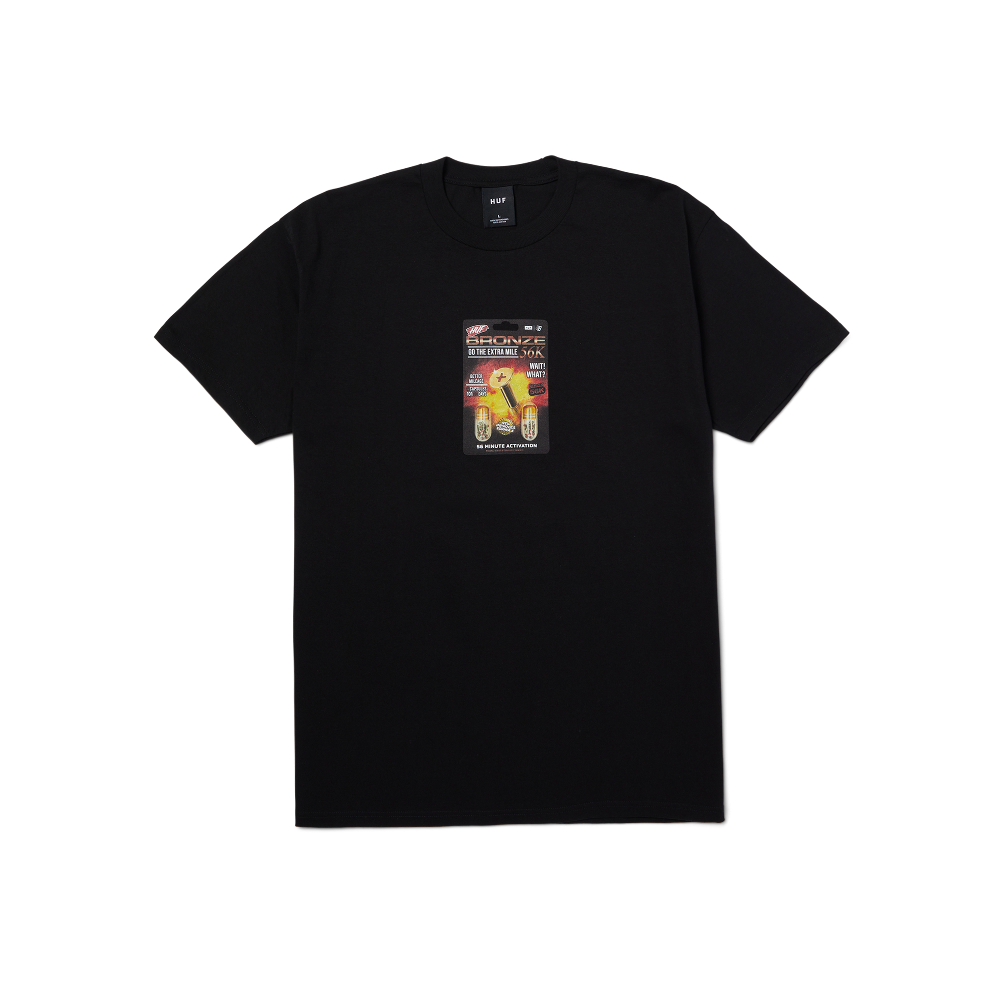 HUF X Bronze56k "Enhanced" S/S Tee - (Black)