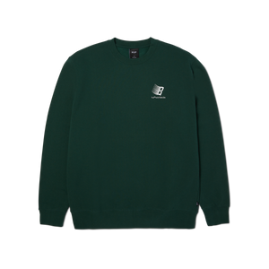 HUF x Bronze 56k Crewneck - (Forest Green)