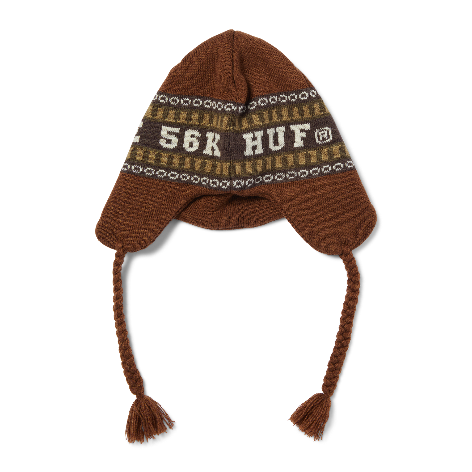 HUF x Bronze Flap Beanie - (Brown)