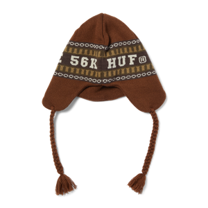 HUF x Bronze Flap Beanie - (Brown)