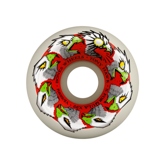 BONES WHEELS X-Formula Skateboard Wheels Hawk Animation 60mm V5 Sidecut 99A