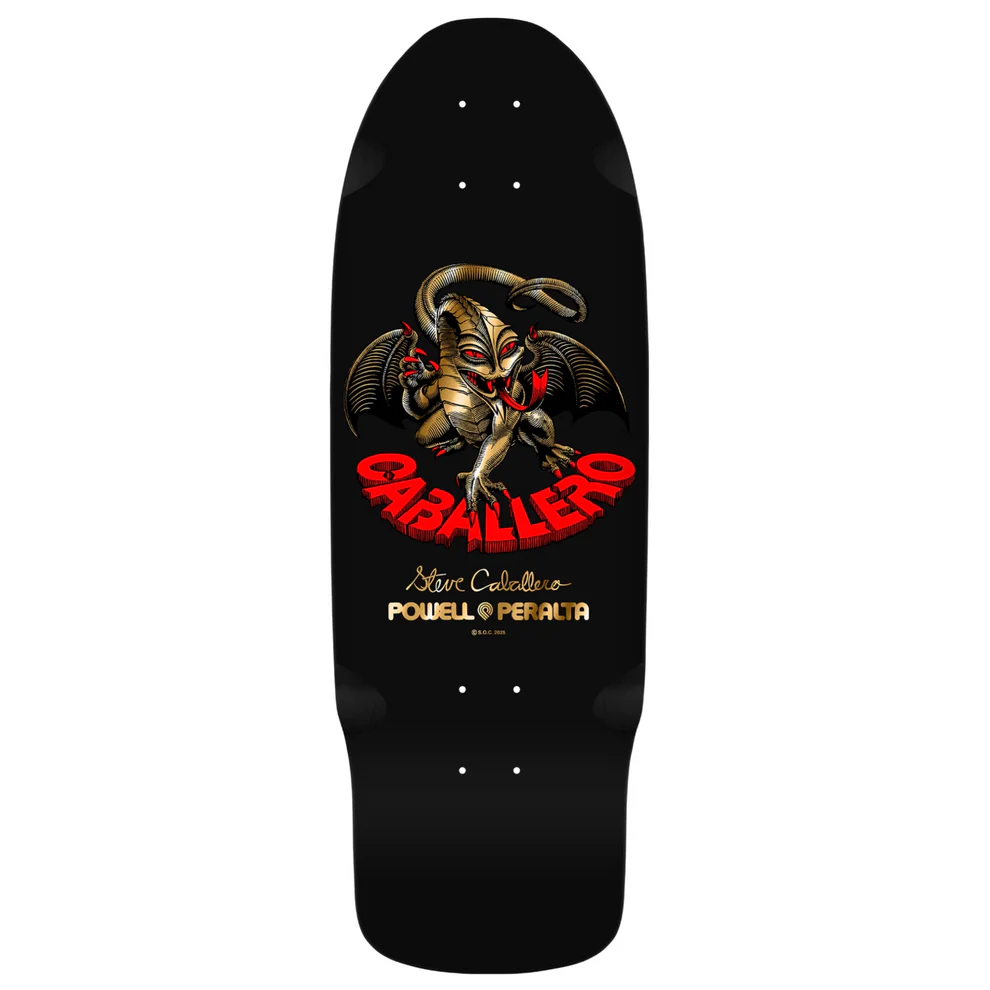 Powell Peralta Bones Brigade Series 16 Steve Caballero Black Deck-(10.09" x 29.69")