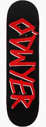 Deathwish - Brian O'Dwyer Gang Name Deck (Black/Red) - 8.5