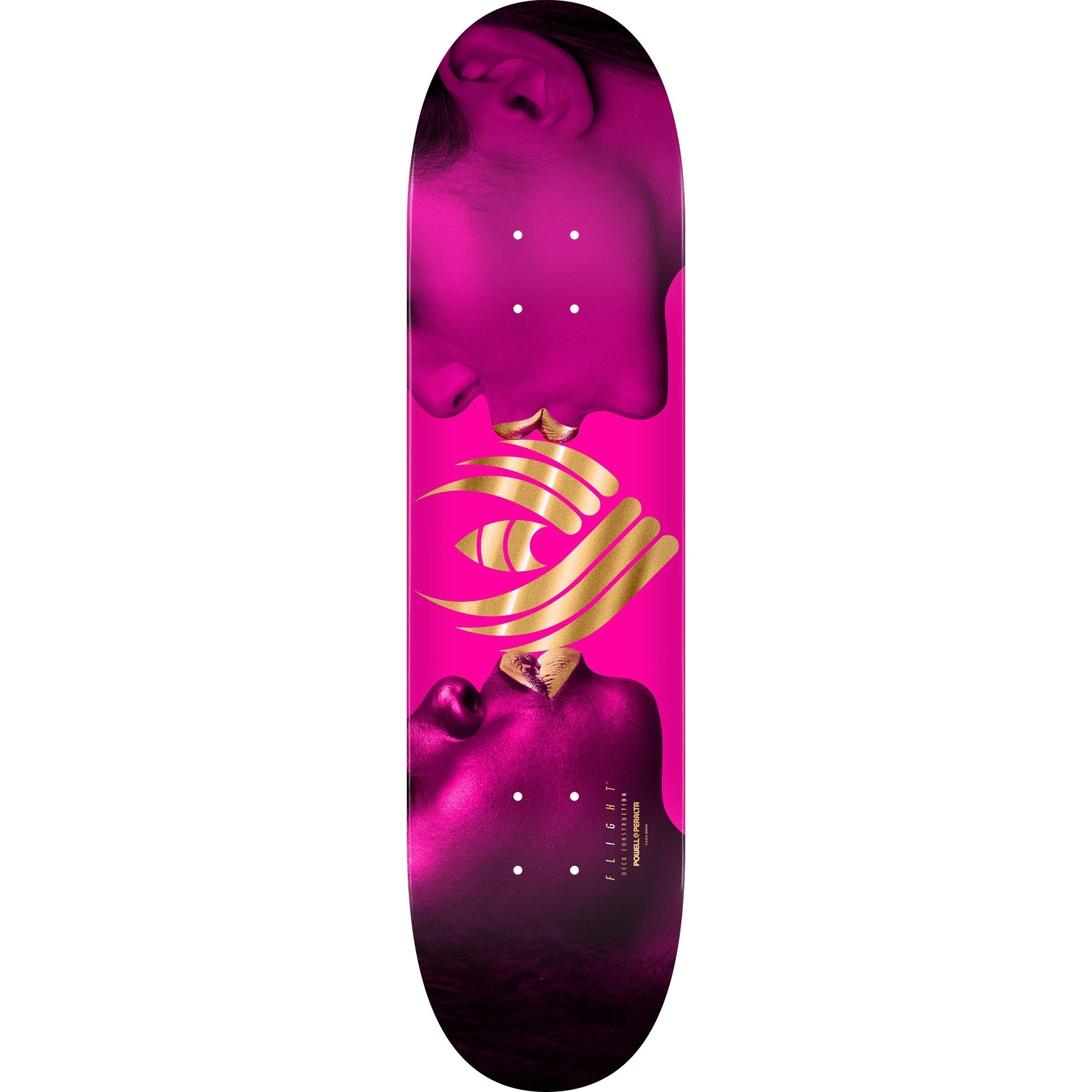 Powell Peralta Kiss Pink Gold Foil Flight -(8.25)