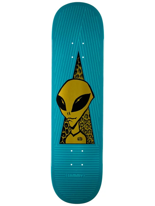 Alien Workshop Montano Visitor Gold Deck Teal Dip - (8.0)