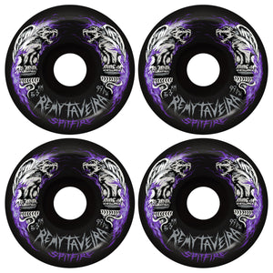 Spitfire Formula Four Wheels - 99D Taveira Chimera Black Conical (53mm, 56mm)