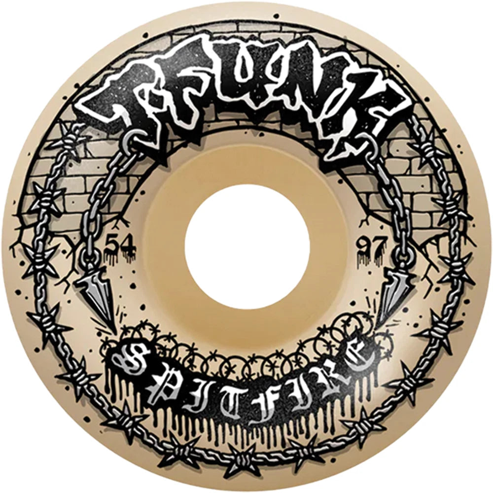 Spitfire F4 97D T-Funk Raw Radial Full Natural -(54mm)