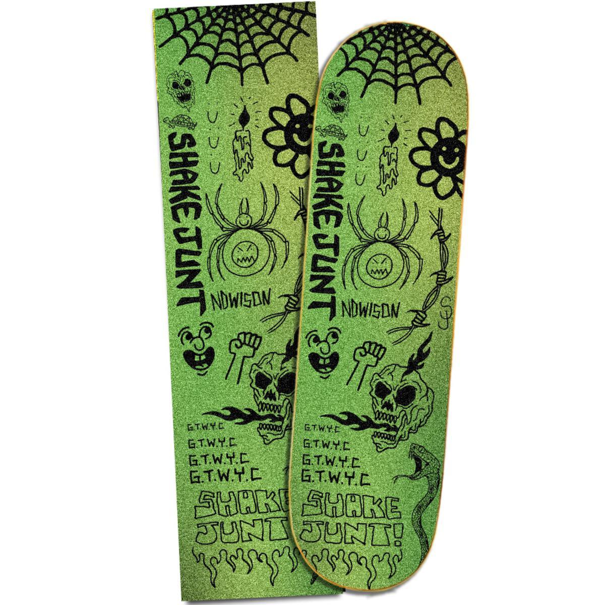 Shake Junt X Lotties Grip Tape - (Green/Black)