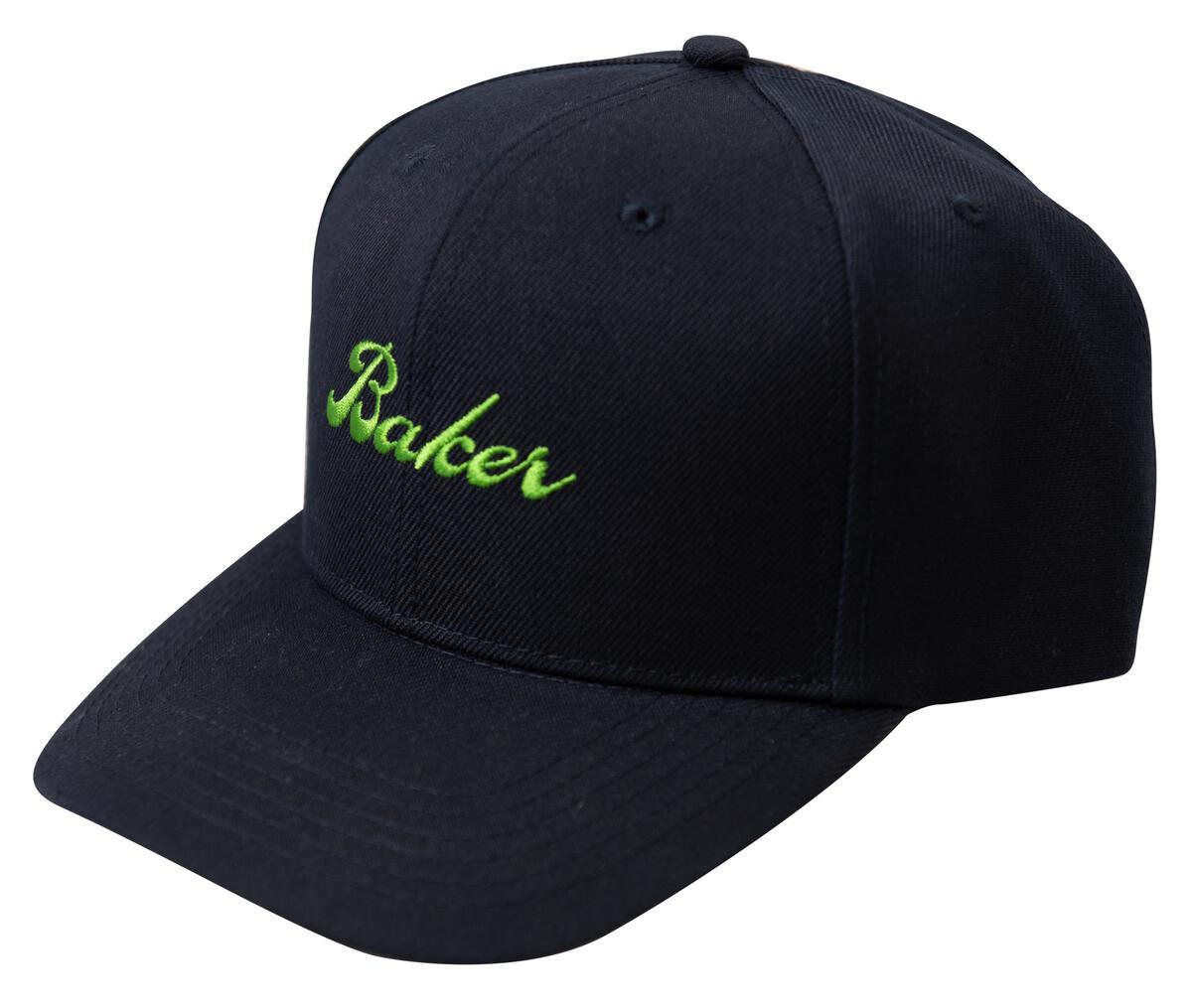 Baker Cursive Snapback - Navy