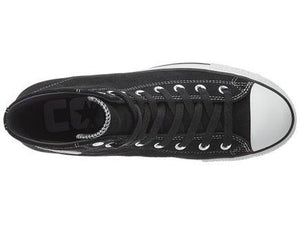 Converse Cons CTAS Pro Hi Skate Shoes -  Black/Black/White