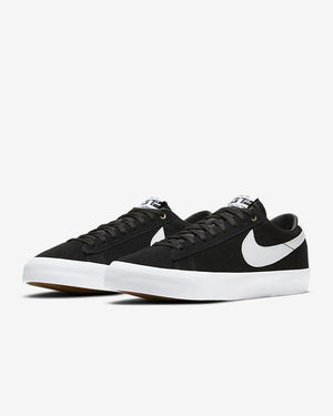 Nike SB Zoom Blazer Low Pro GT - (Black/Black/Gum Light Brown/White)