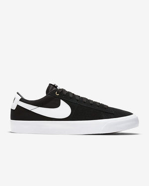 Nike SB Zoom Blazer Low Pro GT - (Black/Black/Gum Light Brown/White)